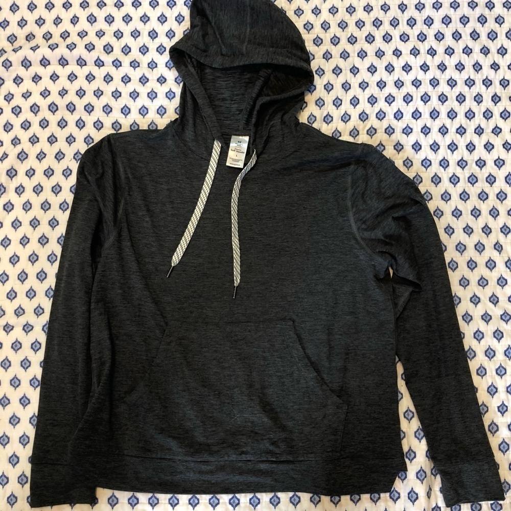 Black Hooded Sweatshirt members mark